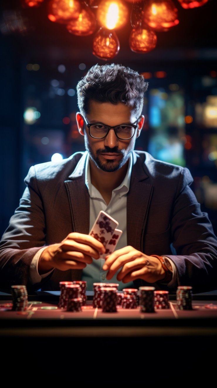 Antarmuka permainan Live Blackjack mafia toto dengan opsi taruhan dan statistik